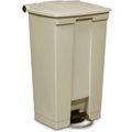 Rubbermaid Commercial Rubbermaid® Fire Safe Step On Plastic Container, 23 Gallon, Beige - FG614600BEIG FG614600BEIG*